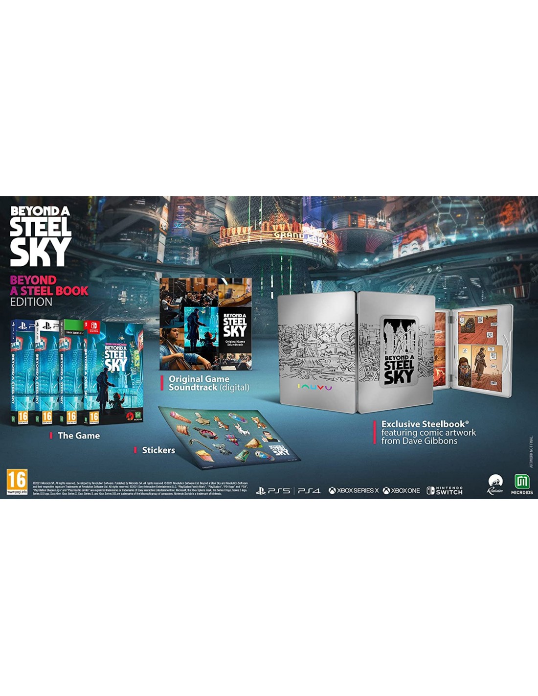 XBOXONE BEYOND A STEEL SKY - BOOK EDITION